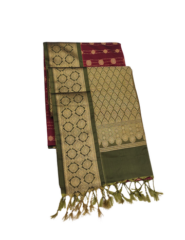 Red wine Premium soft Semi Silk