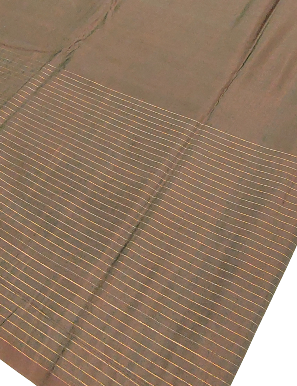 Leaf motifs Cafe Brown Soft Silk Cotton Saree