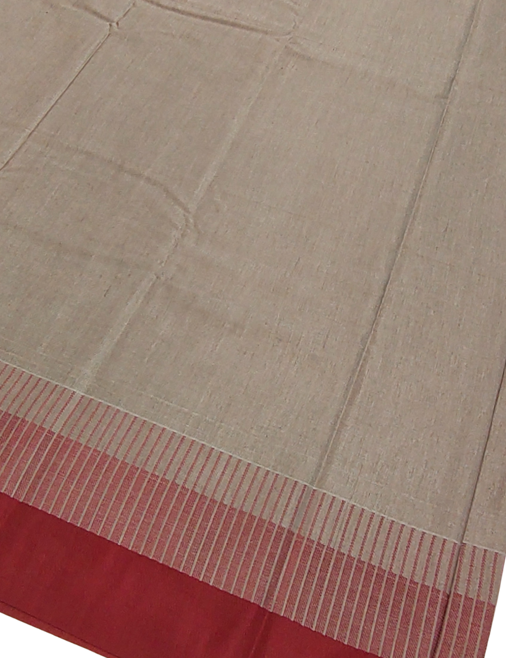 Circular Motifs Silver White  Soft Silk Cotton