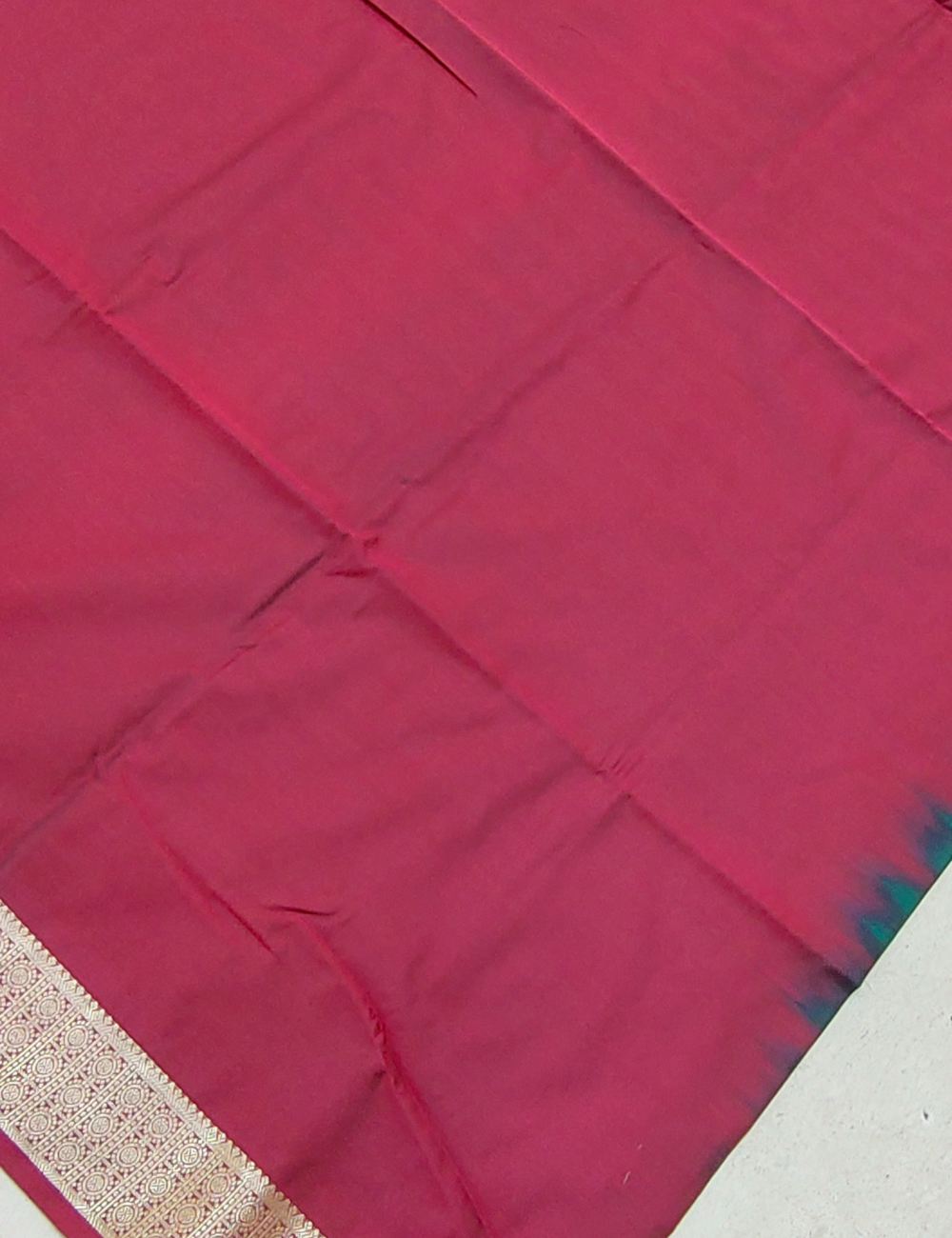 Warli art motifs With Jungle green Colour Premium Soft Silk Saree