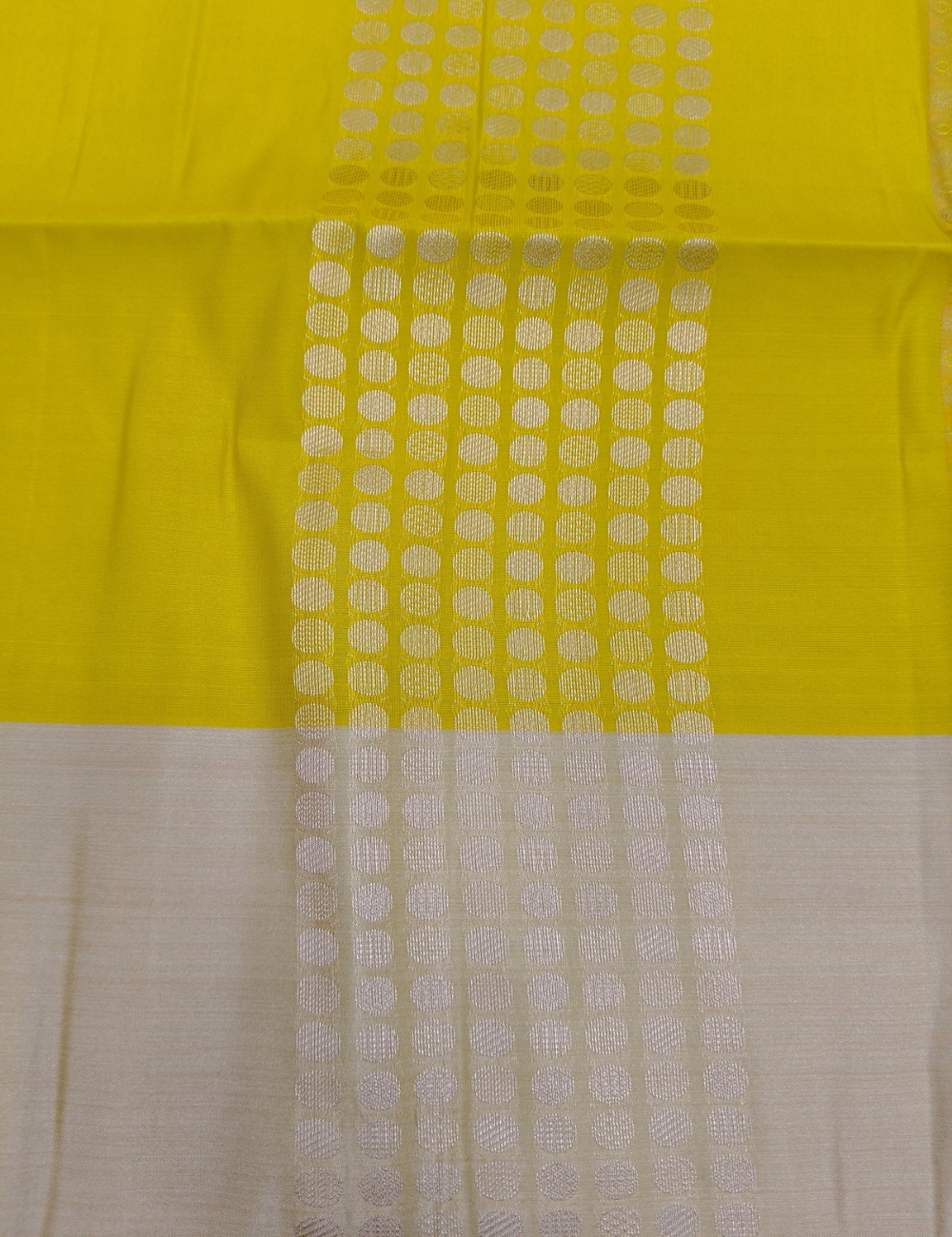 Sunken Gold Mini circular multi colour woven motifs Silk
