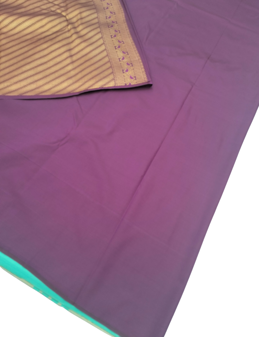 Mid lime colour with parrot motifs soft silk