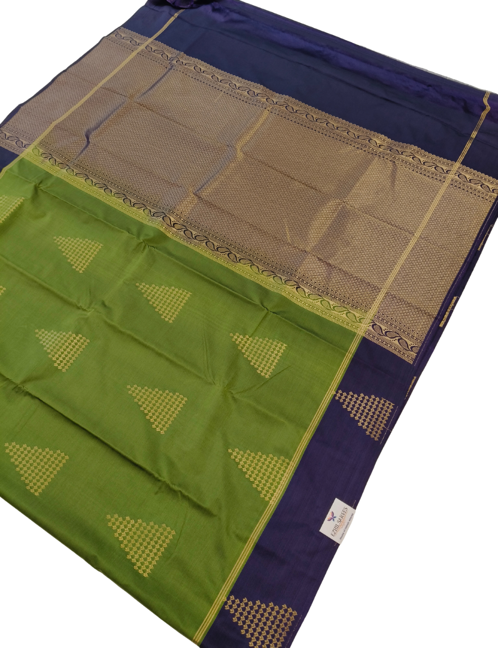 Temple Design With Greenish yellow Premium Soft Silk Saree