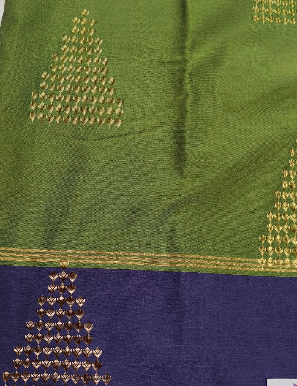 Temple Design With Greenish yellow Premium Soft Silk Saree