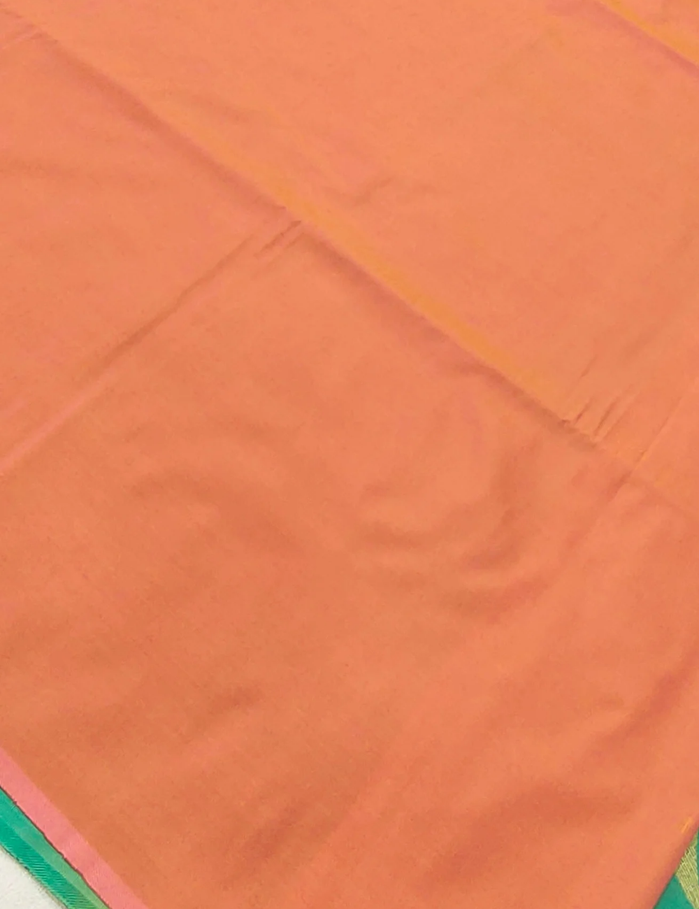 Rose Floral Motifs With Mid Lime Green Colour Borderless Soft Silk Saree