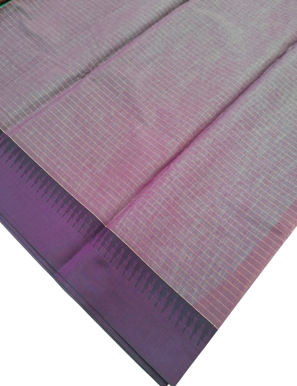 Circular floral motifs with aqua blue Bamboo cotton