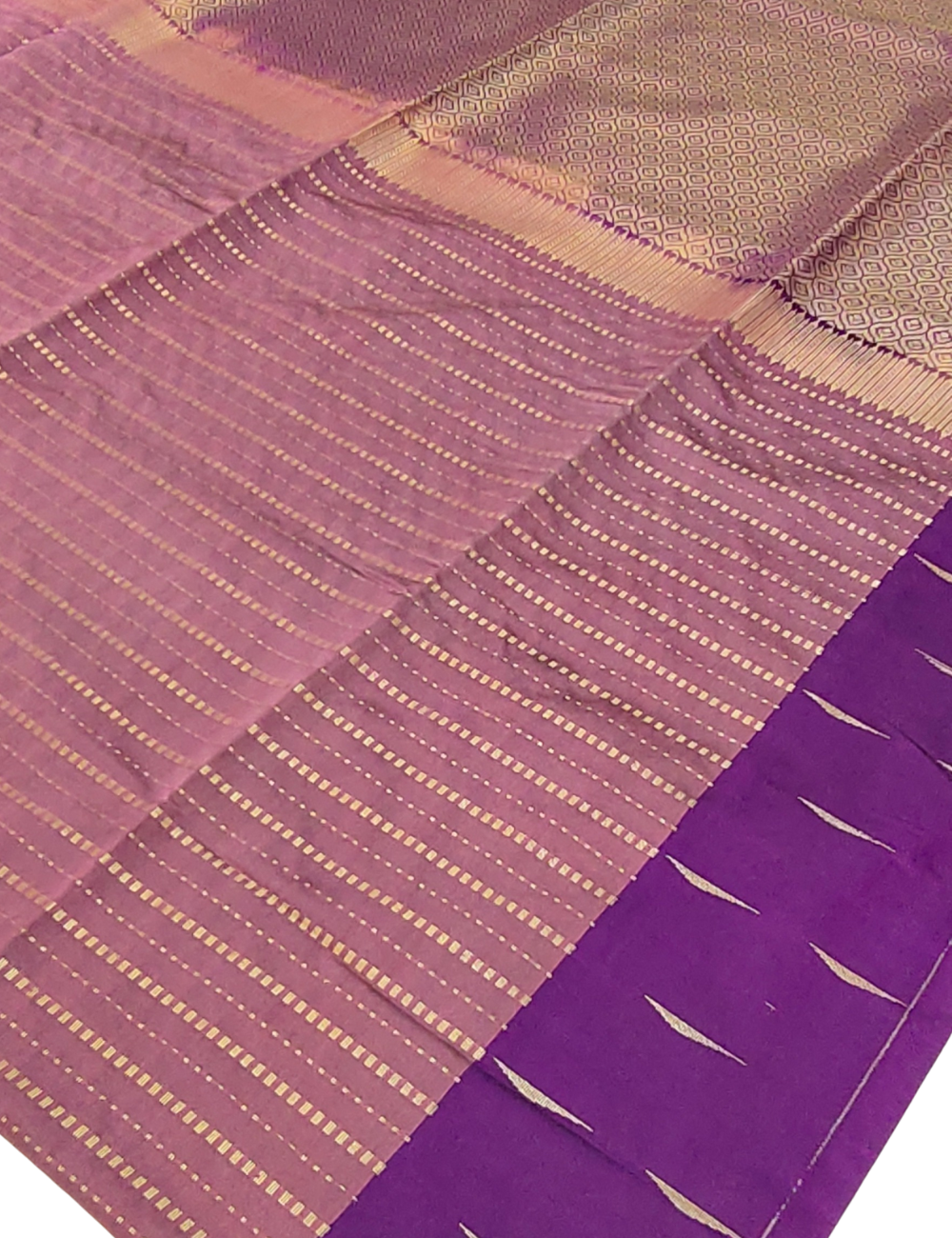 Golden Thread Motifs With Light Maroon Red Premium Soft Silk Saree