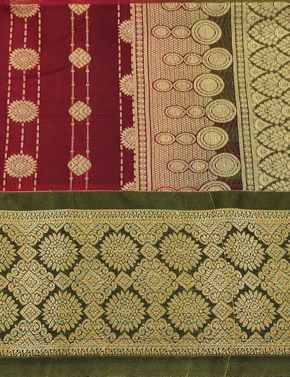 Red wine Premium soft Semi Silk
