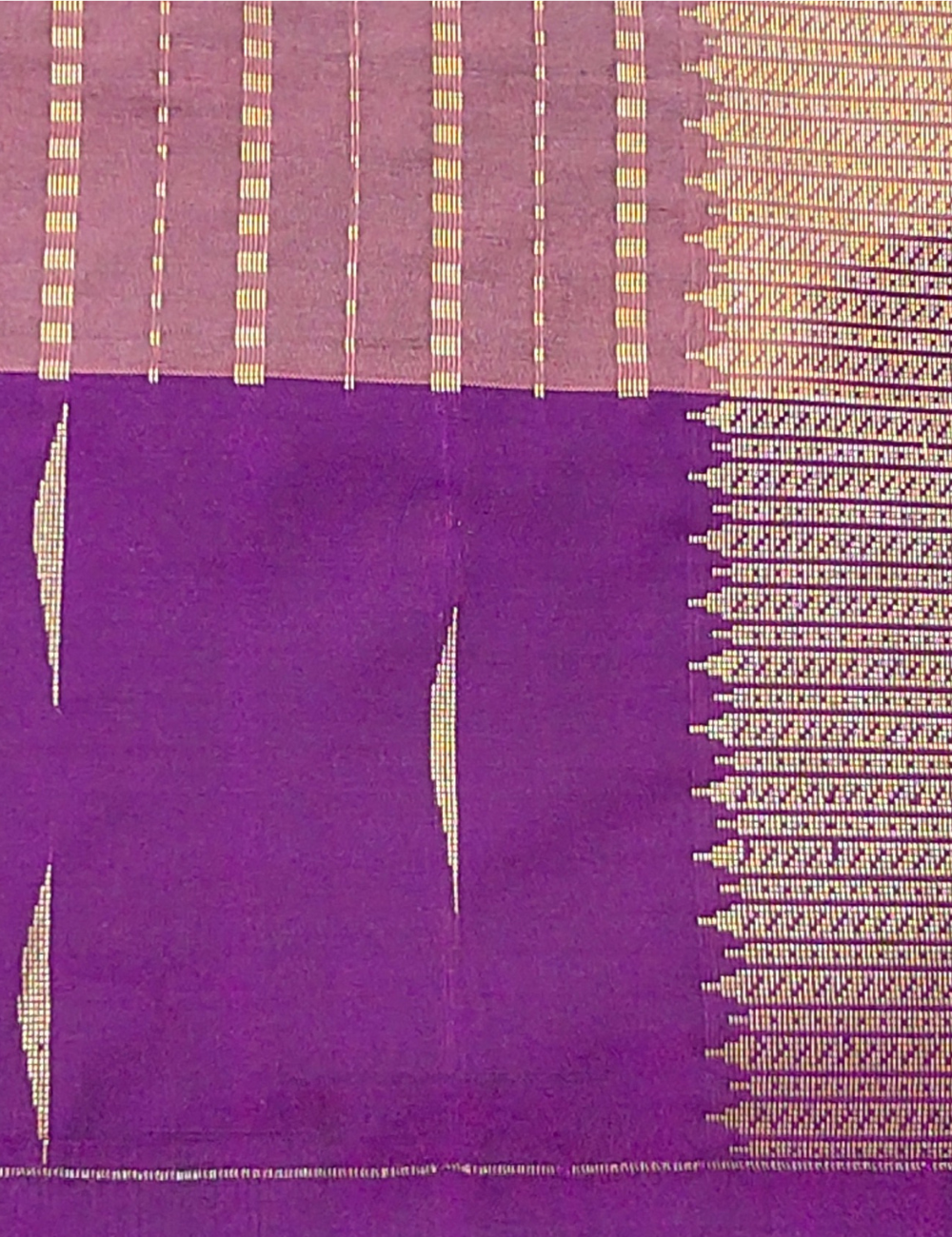 Golden Thread Motifs With Light Maroon Red Premium Soft Silk Saree