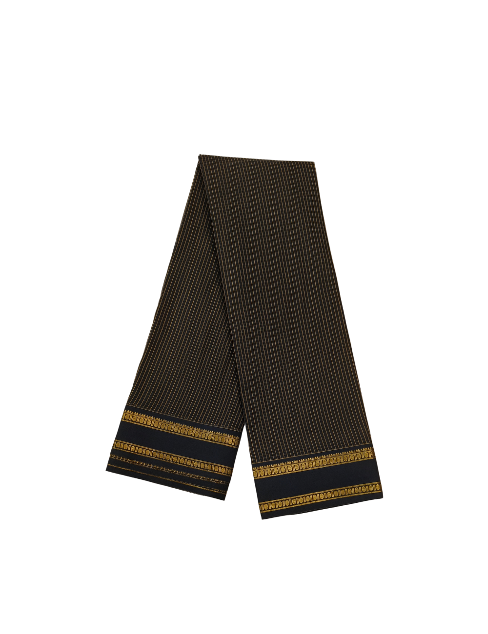 Checked Black Soft Cotton