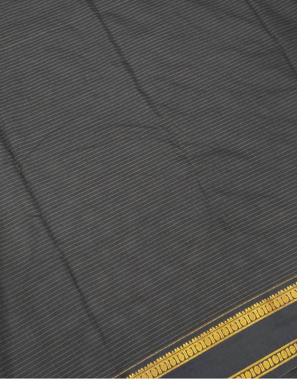 Checked Black Soft Cotton